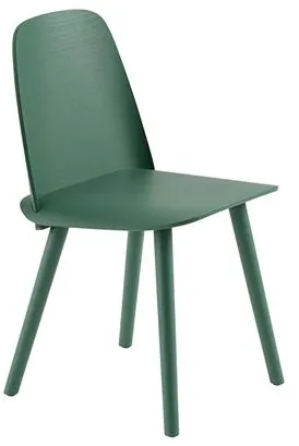 Muuto Nerd ruokapöydän tuoli vihreä